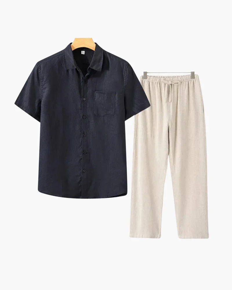 Arlori Linen Combo (Shortsleeve)