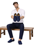 Suede Driver Loafers