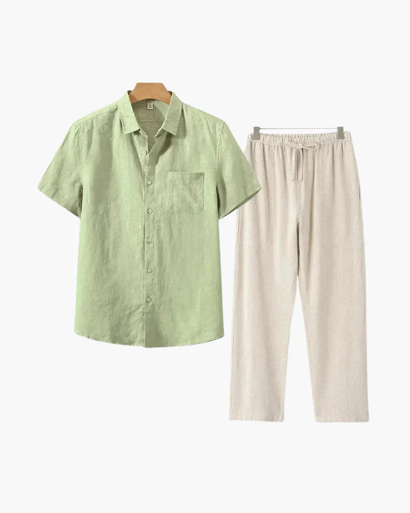 Arlori Linen Combo (Shortsleeve)