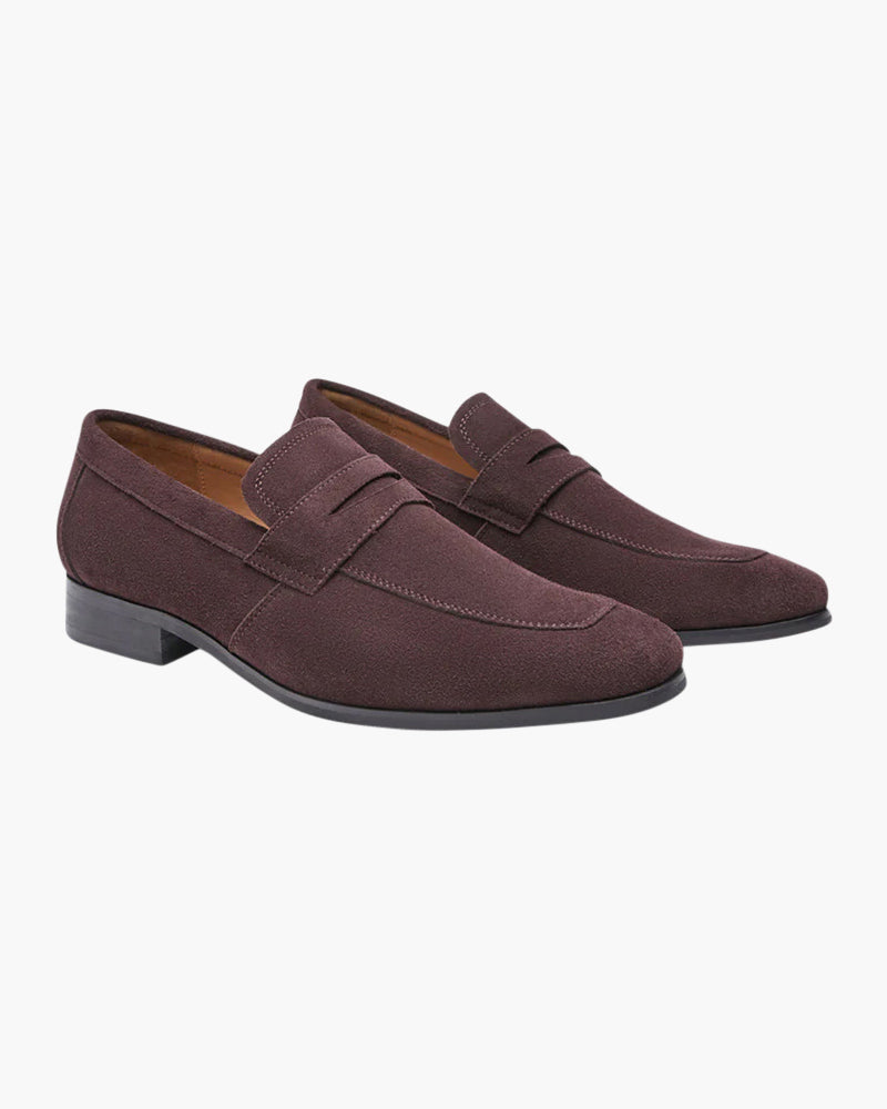 Arlori Suede Penny Loafers