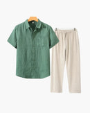 Arlori Linen Combo (Shortsleeve)