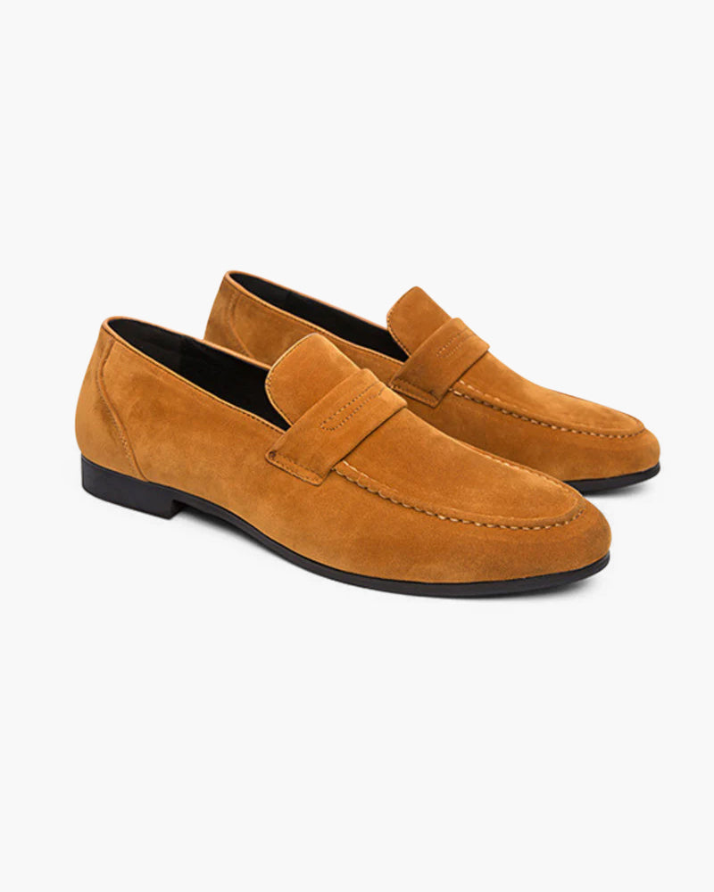 Arlori Suede Penny Loafers