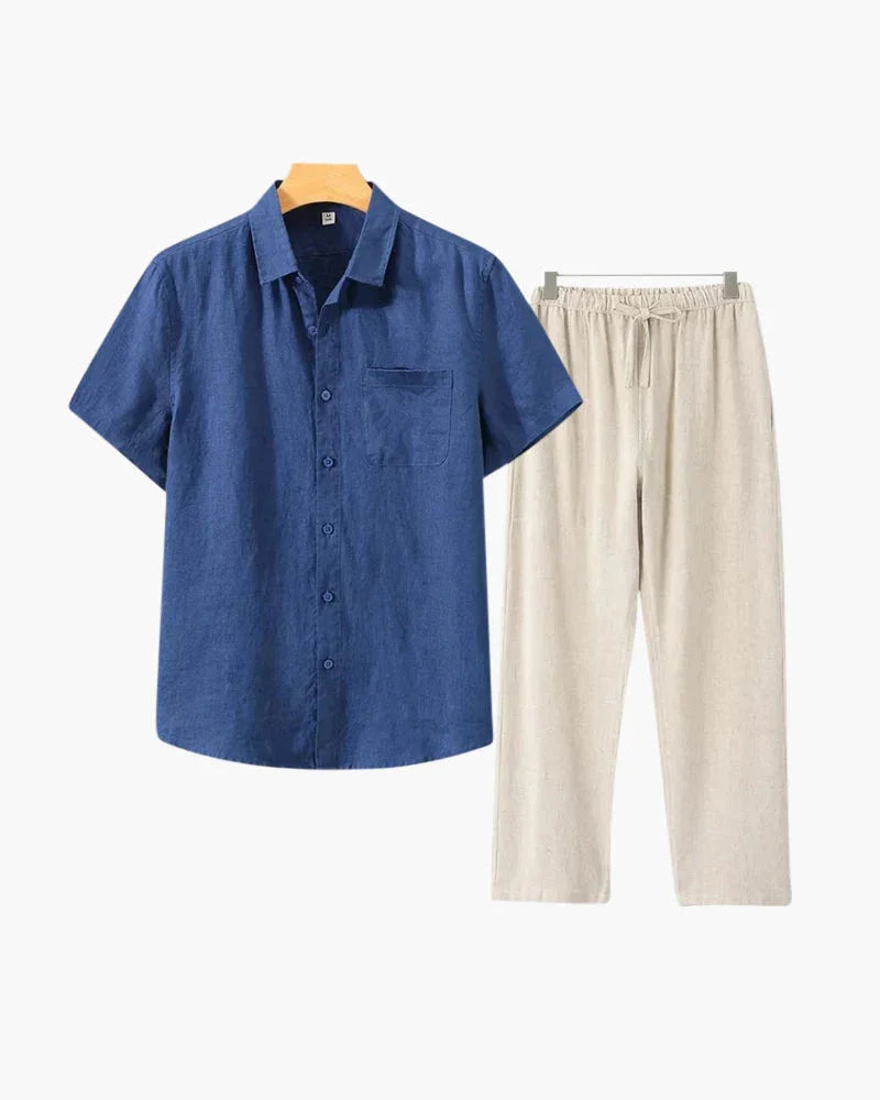 Arlori Linen Combo (Shortsleeve)